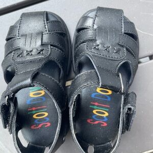Black Kids Sandals